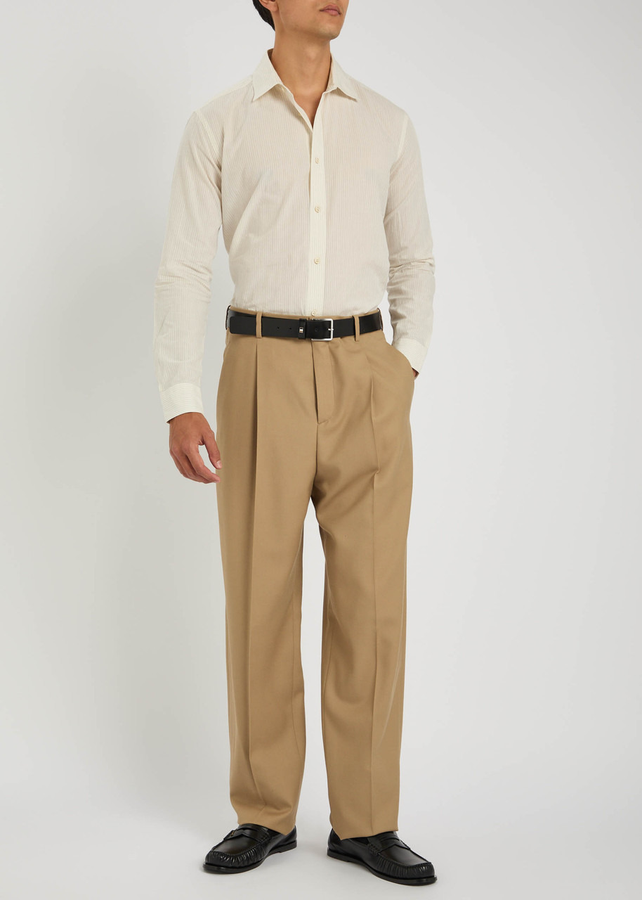 Saint Laurent Straight-leg Wool Trousers - 4