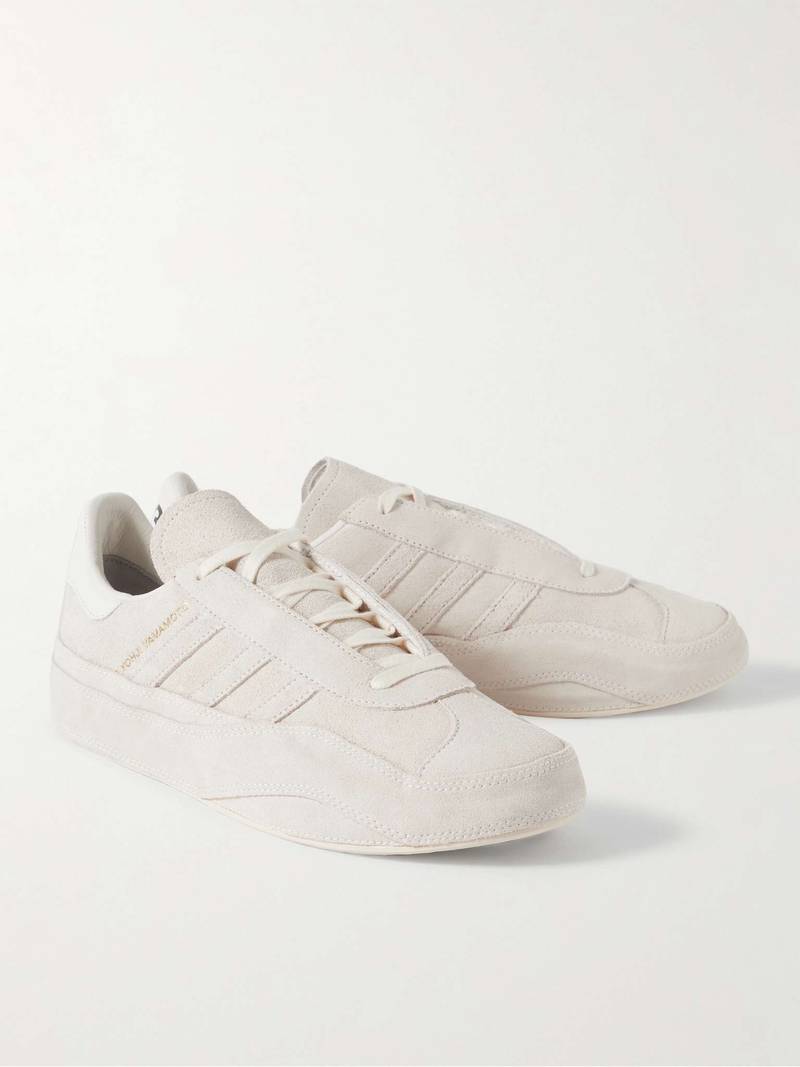 Gazelle 가죽 Trimmed 스웨드 운동화 4