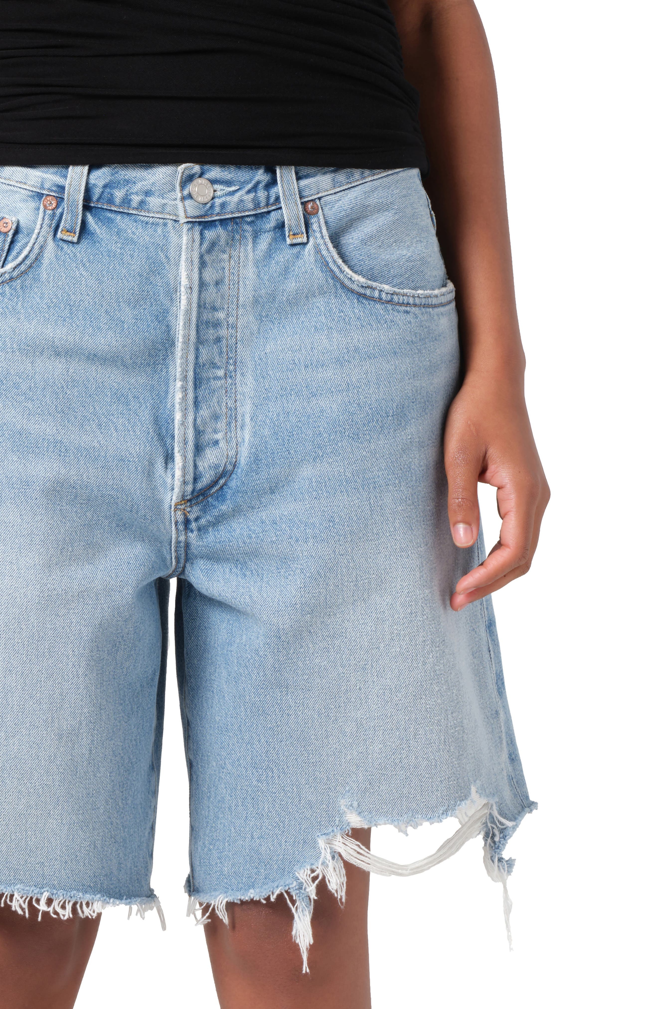 AGOLDE Indra Denim Shorts in Force at Nordstrom - 4