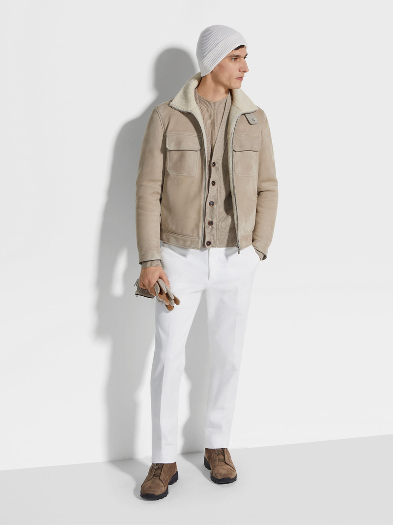 ZEGNA SHEARLING WOOL BLOUSON outlook