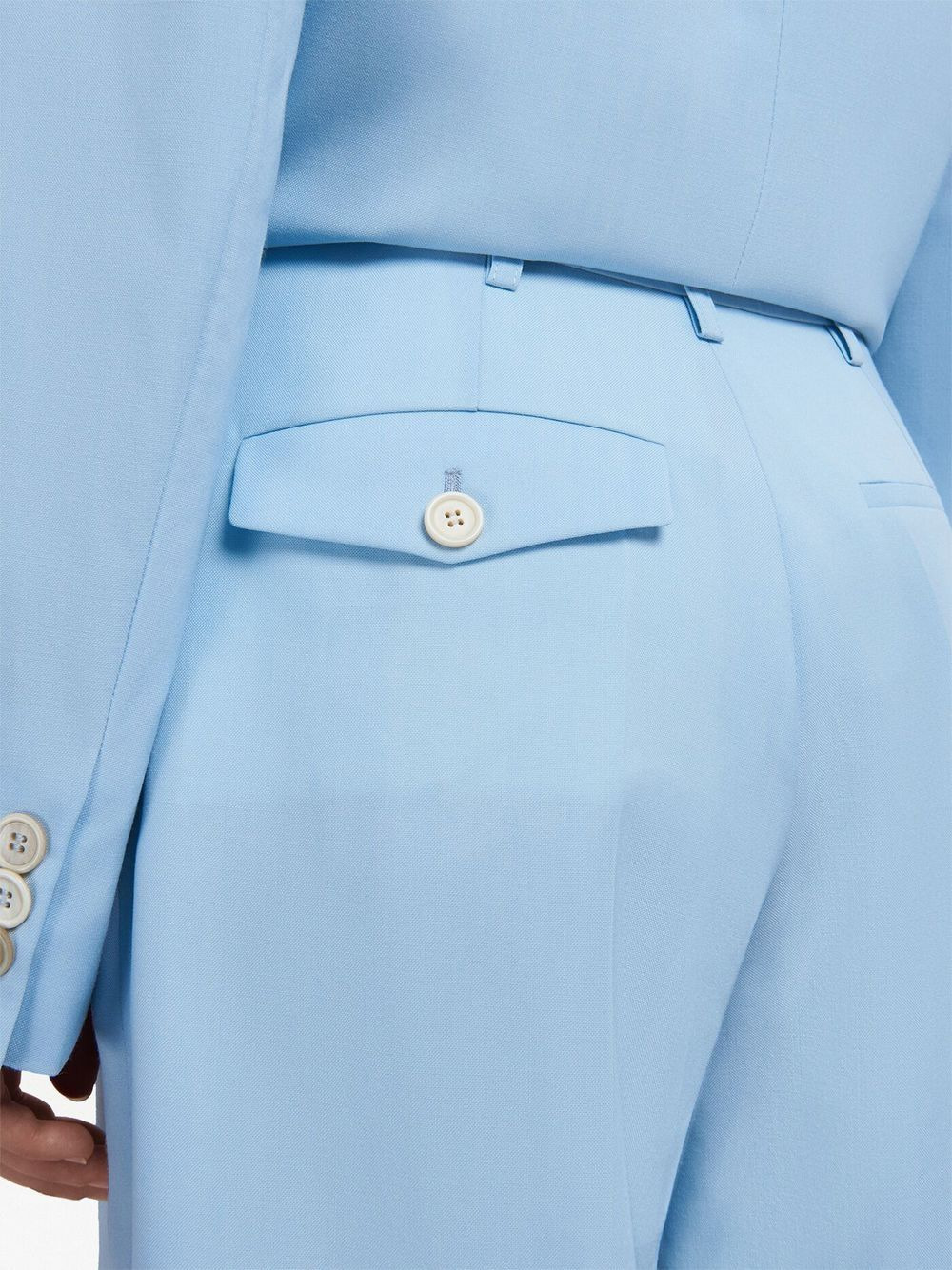 wide-leg tailored trousers - 5