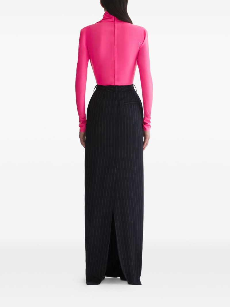 draped long-sleeve top 4