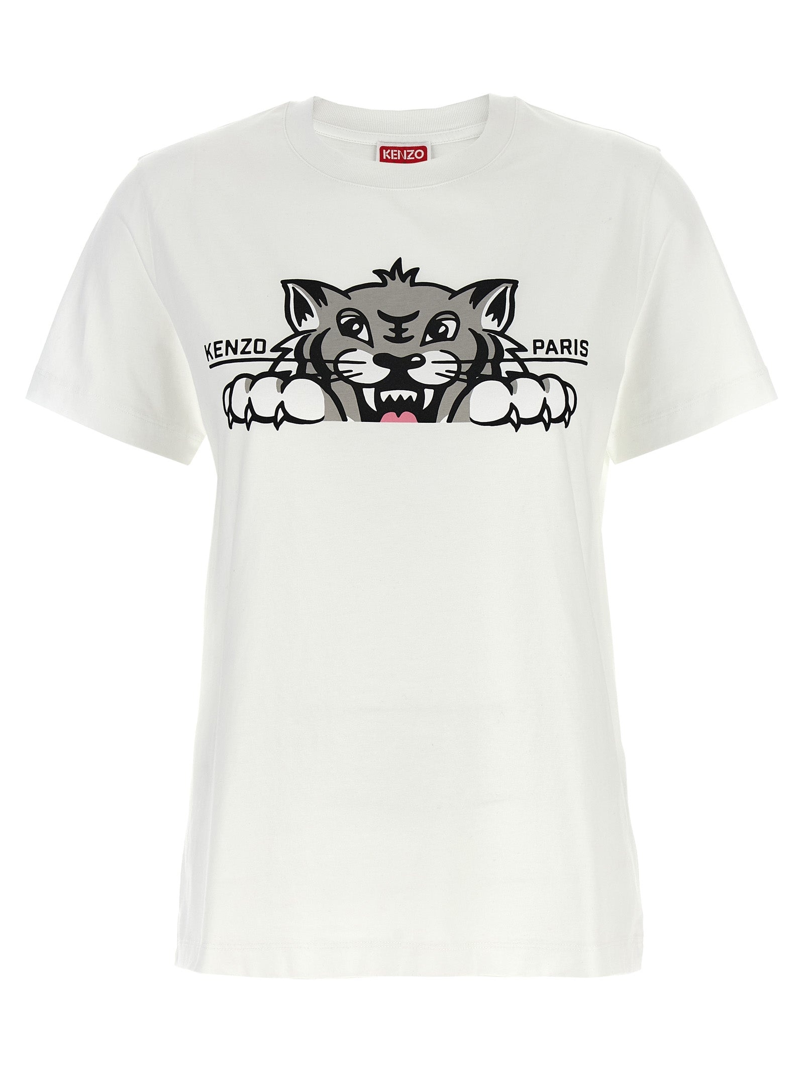 Happy Tiger T-Shirt White - 1