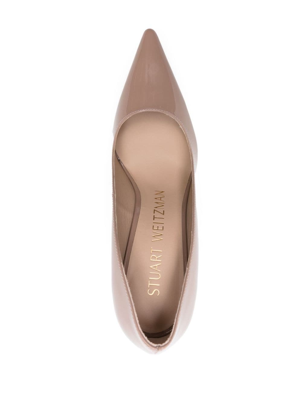 Stuart 100mm leather pumps - 4