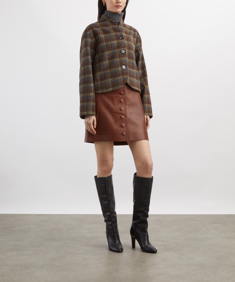 Owen Brown Plaid Jacket 2