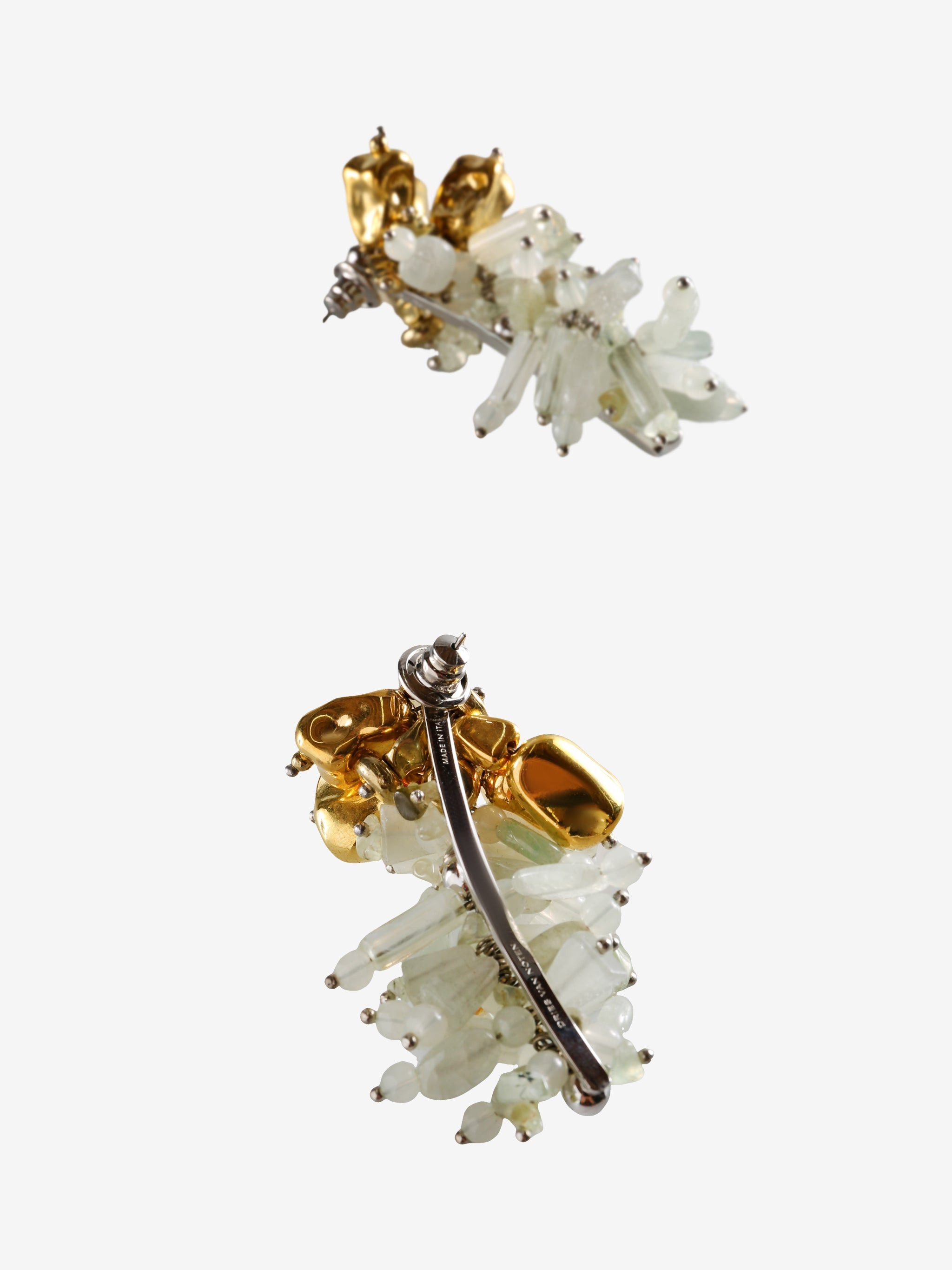 DRIES VAN NOTEN - Women Contrast Embroidered Earrings - 3