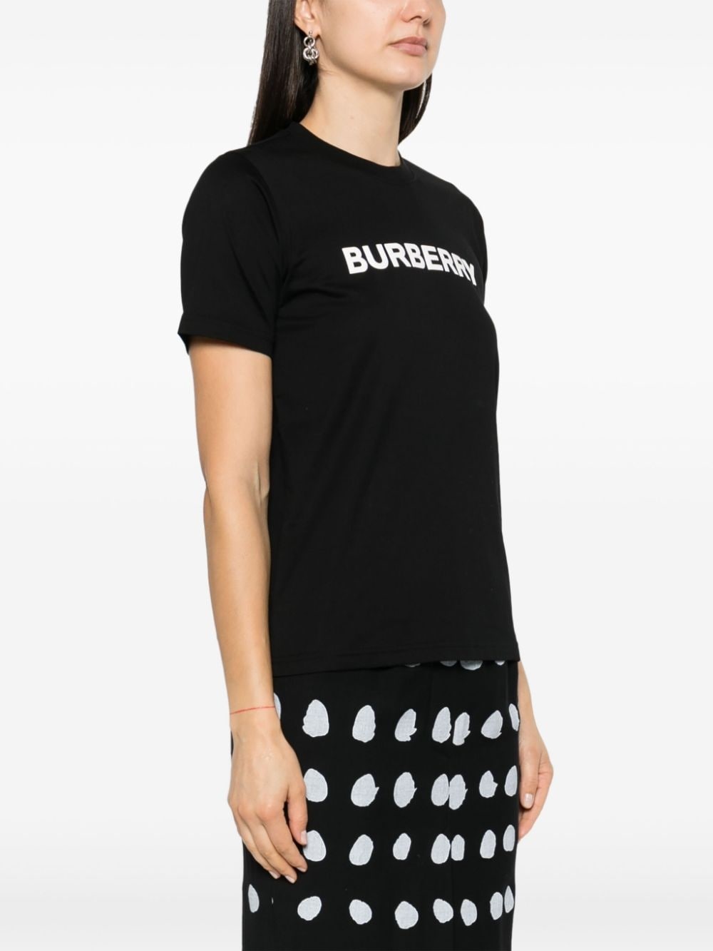 logo-print cotton T-shirt - 3