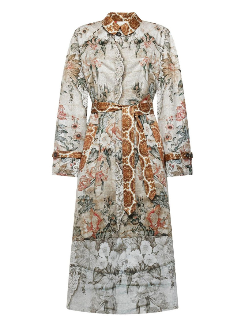floral-print coat 1