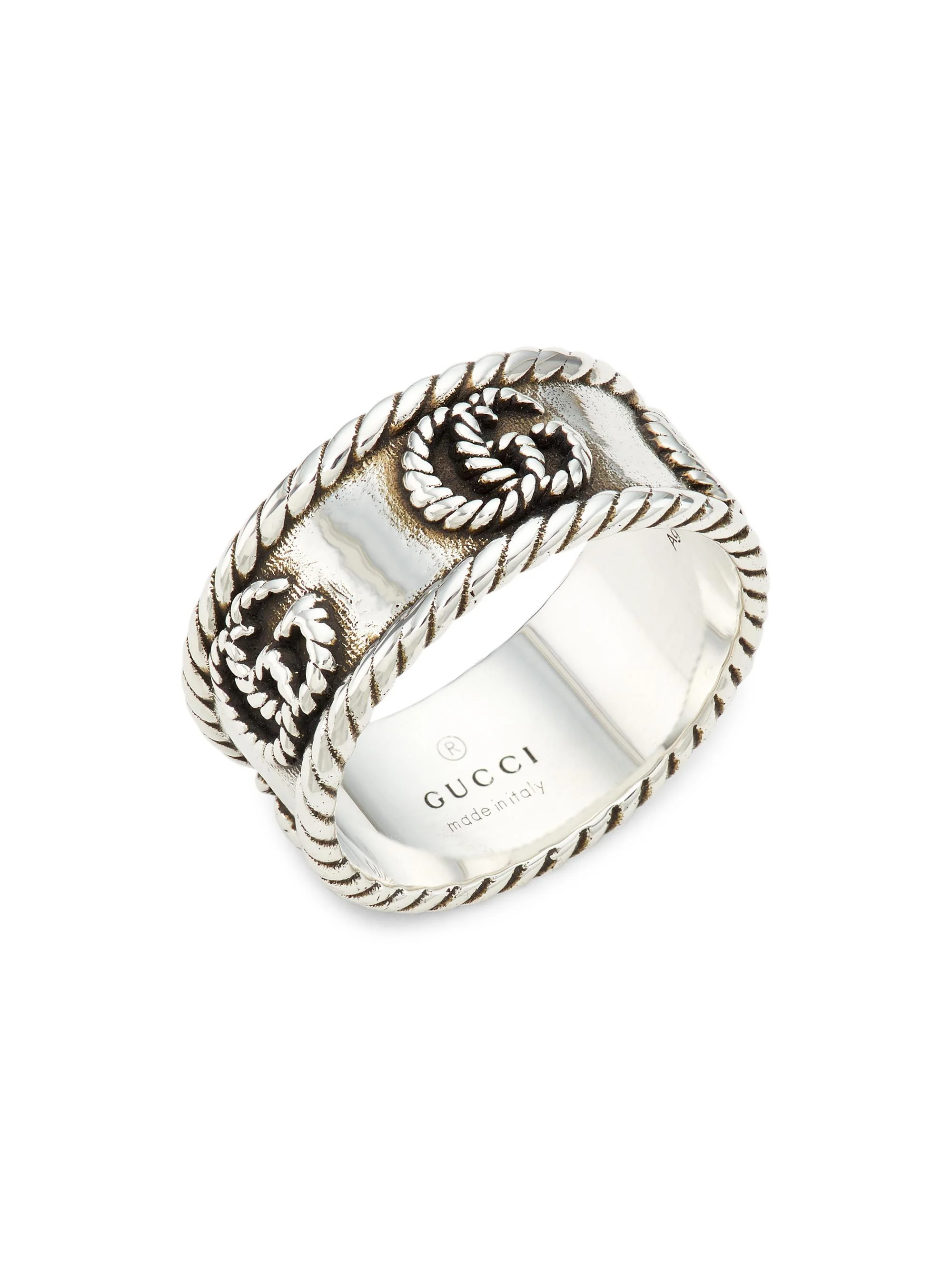 GG Marmont braided-detail ring - 1