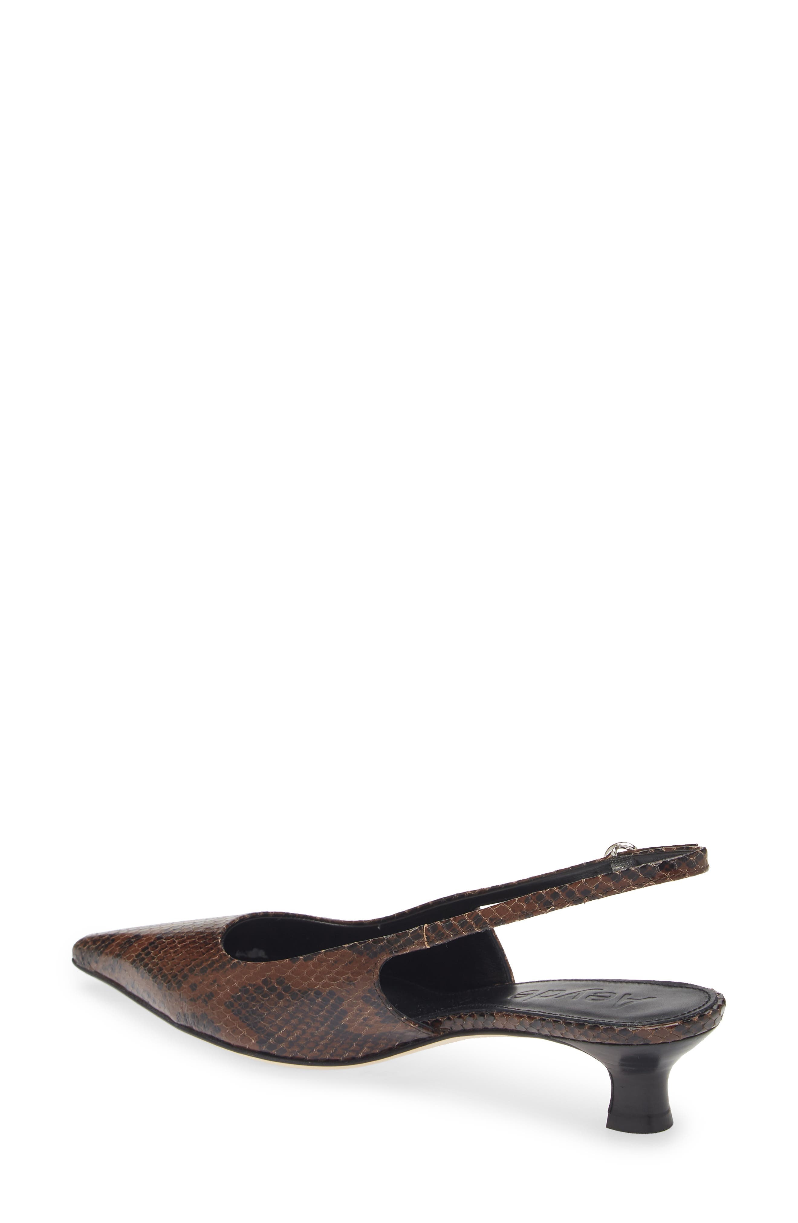 aeyde Catrina Pointed Toe Pump in Moka at Nordstrom - 2