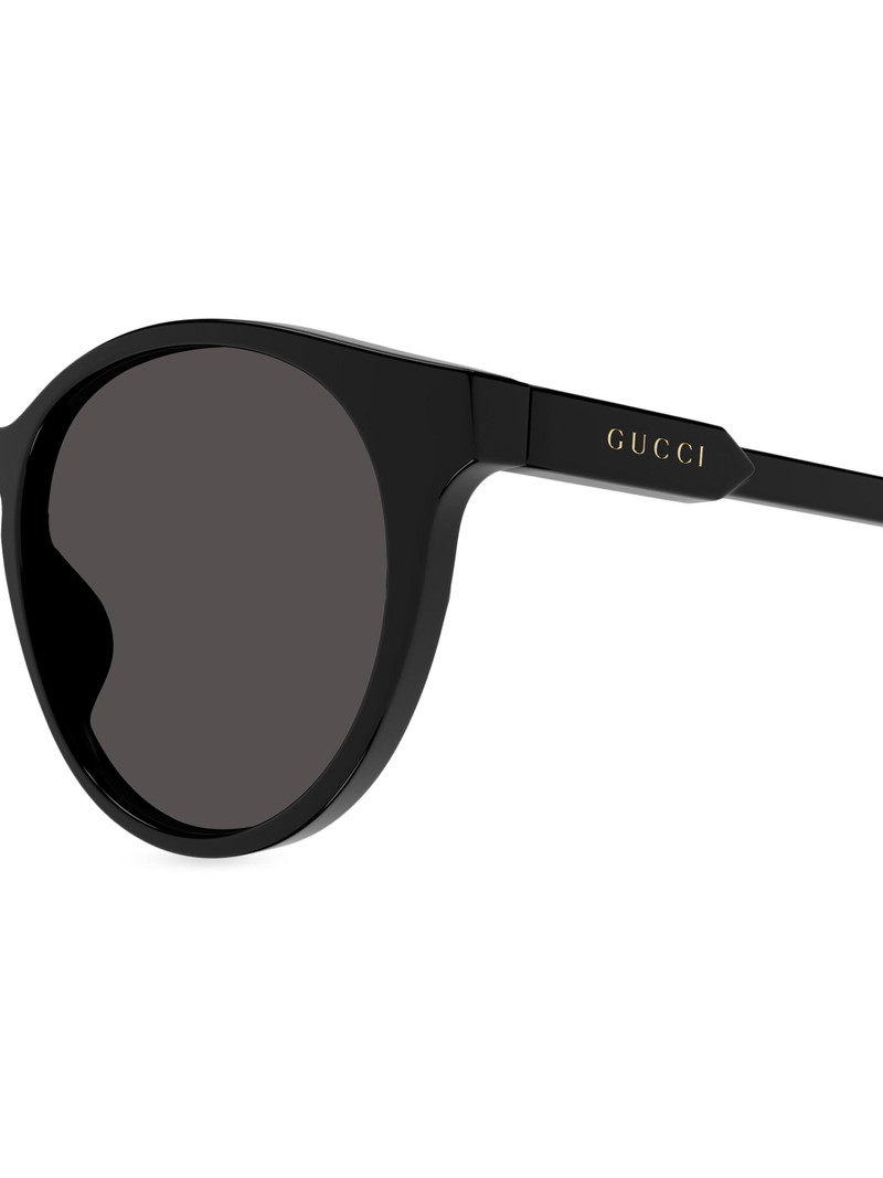 Men's Light Acetate GG1119S 52MM Panthos Round Sunglasses - Black Dark Grey 4