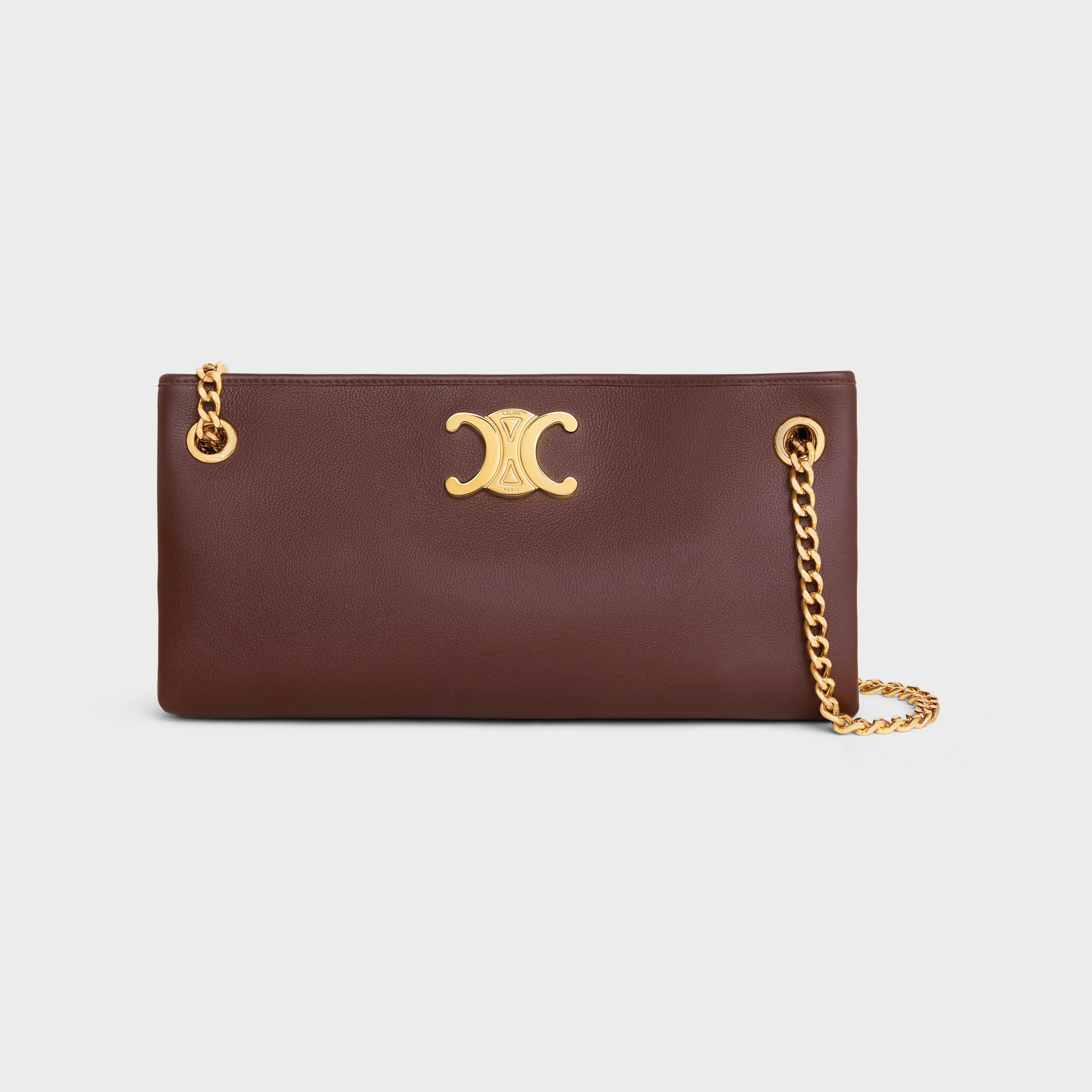 Celine Women Clutch on Chain Cuir Triomphe in Smooth Calfskin