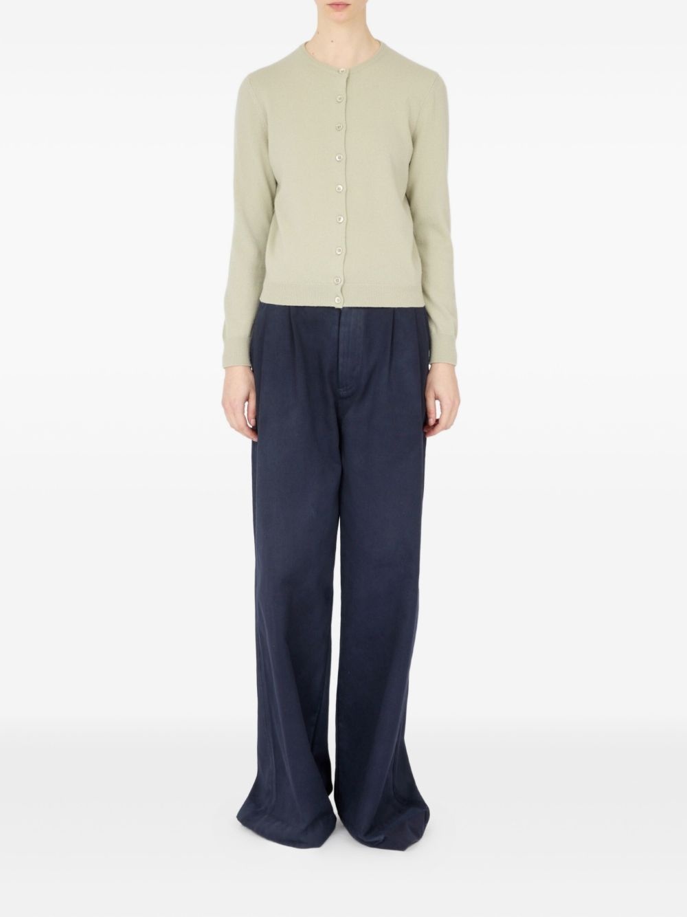 button-front cardigan - 2
