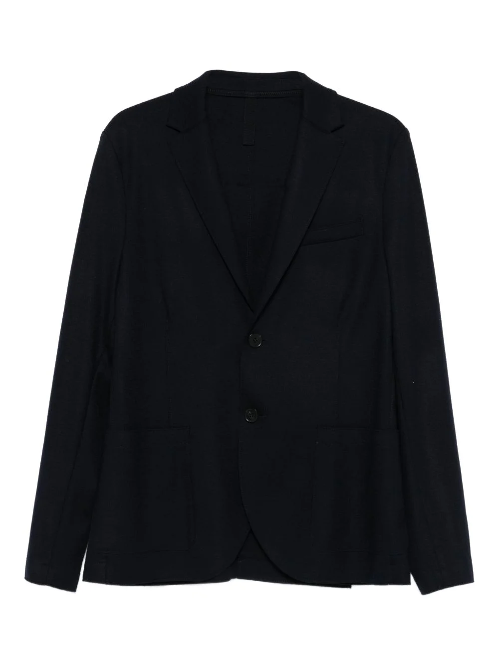 single-breasted wool blazer - 1