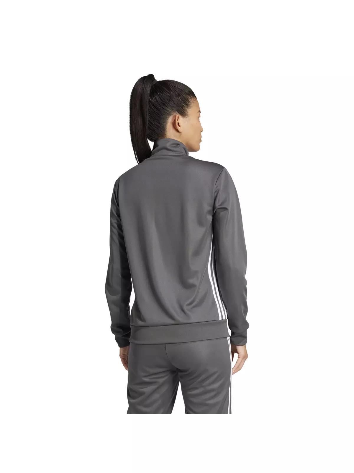 Women's Tiro 25 Essentials Training Track Top -Grey/White - 2