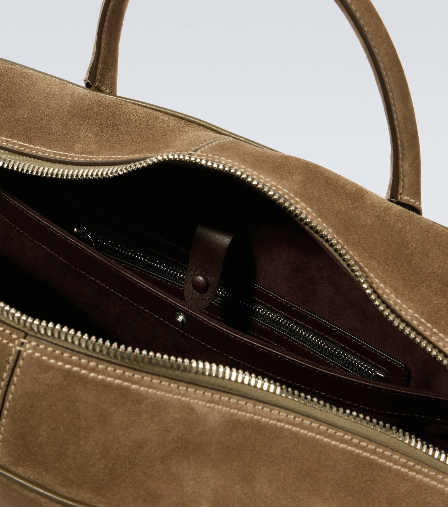 Closer All Day suede briefcase - 4