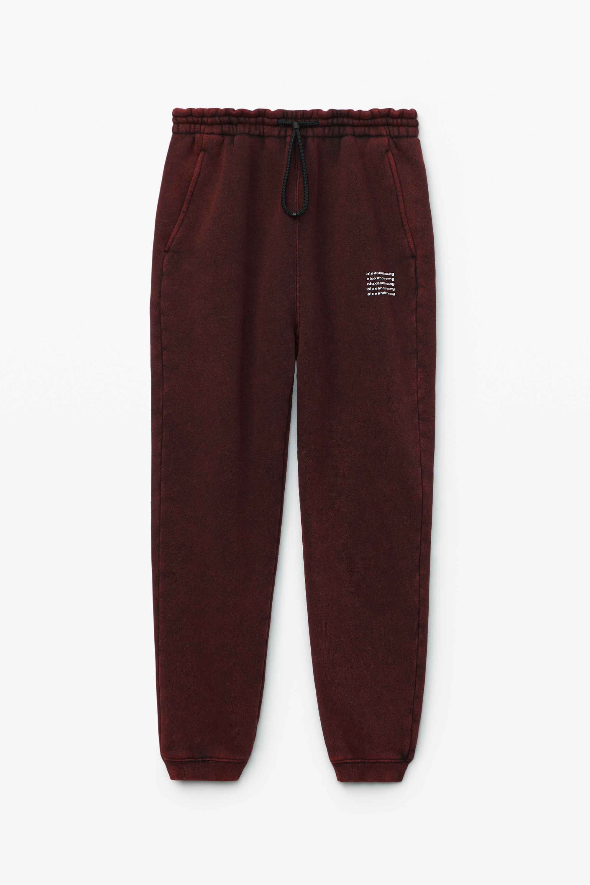 ACID WASH DENSE FLEECE SWEATPANT - 1