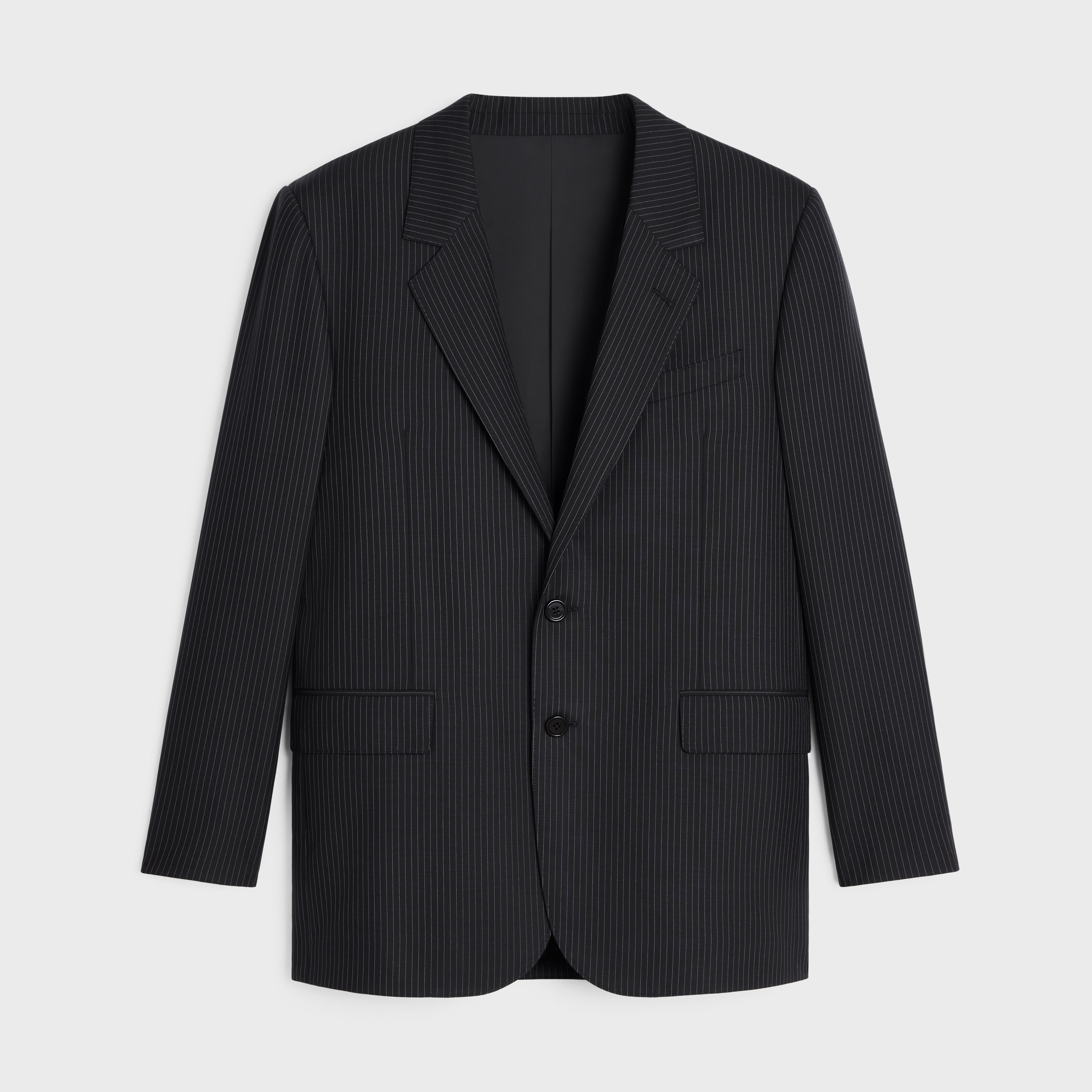 Jude jacket in striped wool - 1