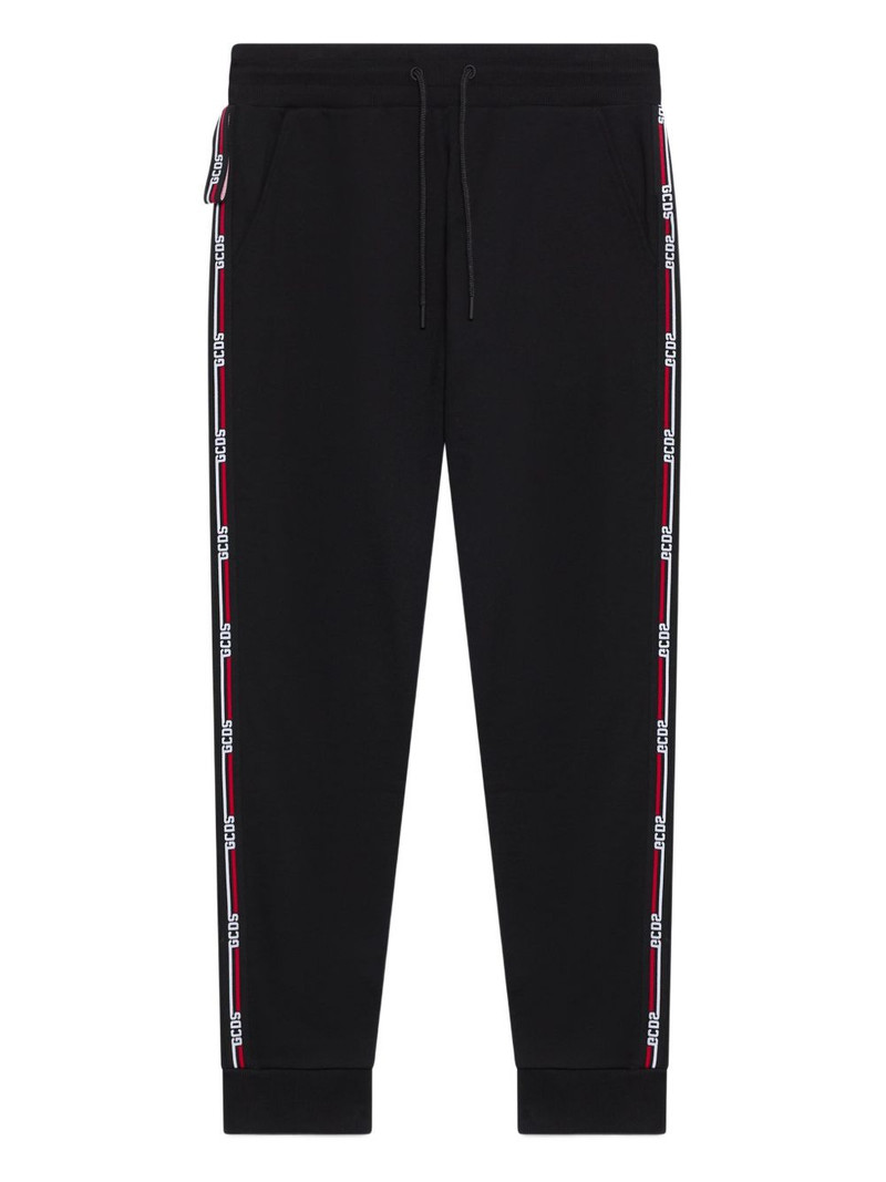 logo-tape pants 1