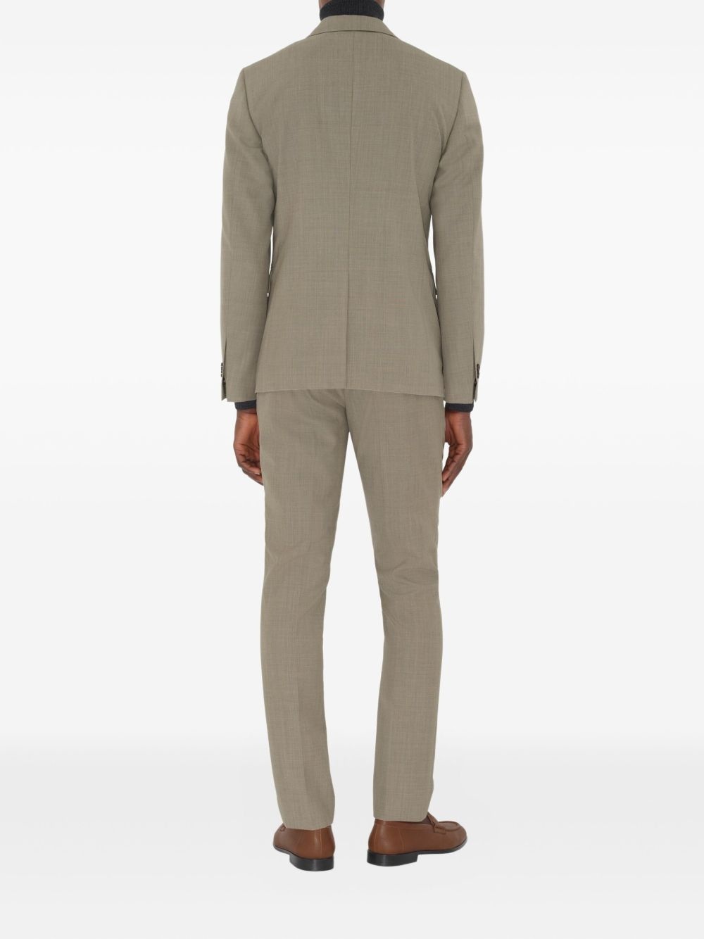 wool single-breasted blazer - 4