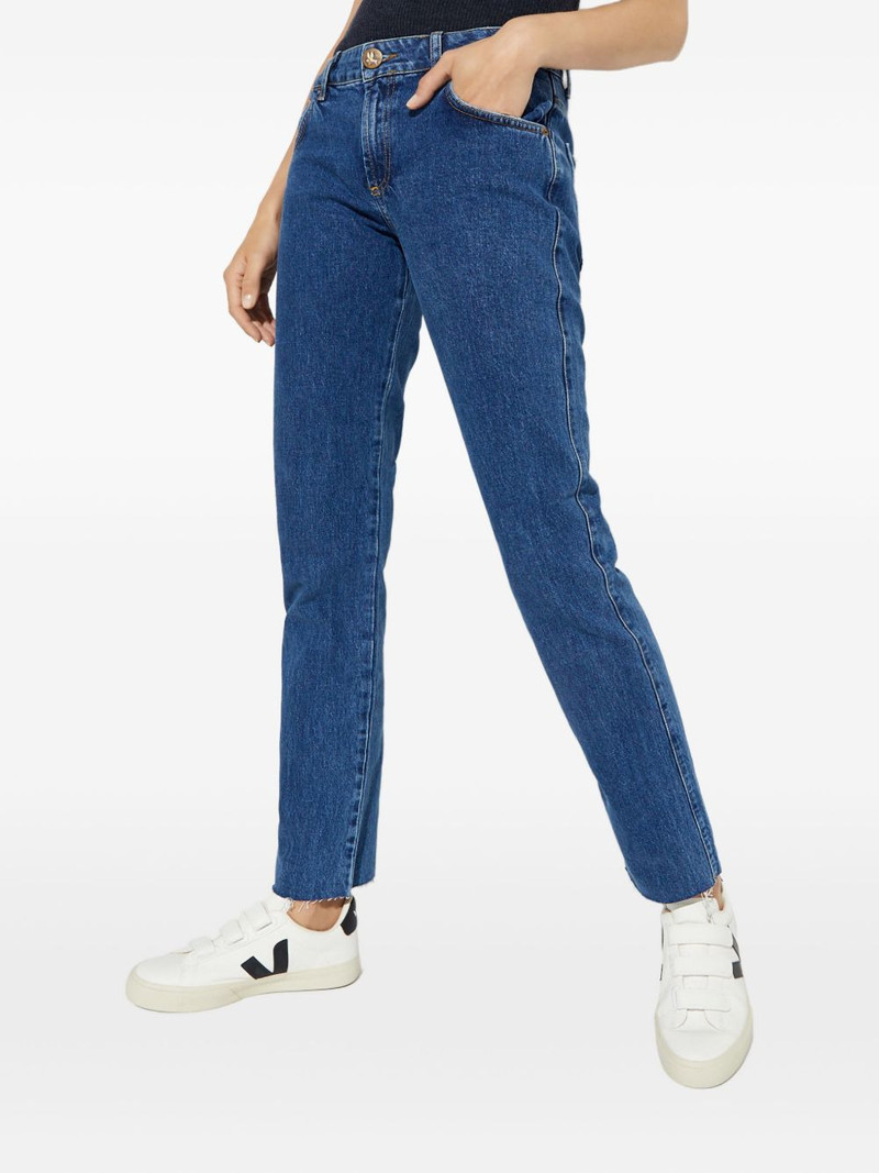 Truckers raw-edge jeans 1