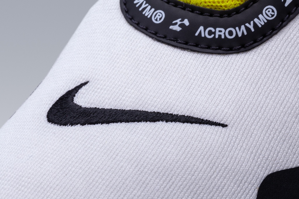 APM2-100 Nike® Air Presto Mid / Acronym® White/Dynamic Yellow/Black ] - 10
