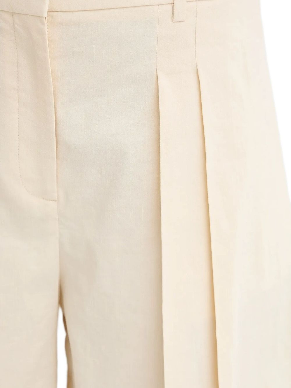 pleated-front tailored shorts - 3