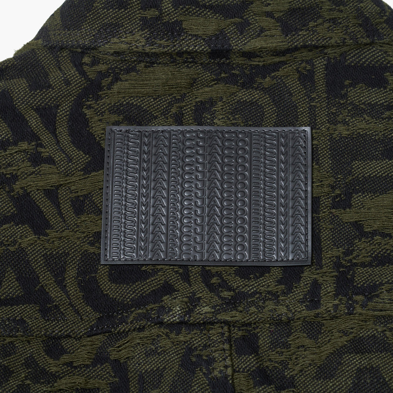 DISTRESSED MONOGRAM FLARE JACKET 6