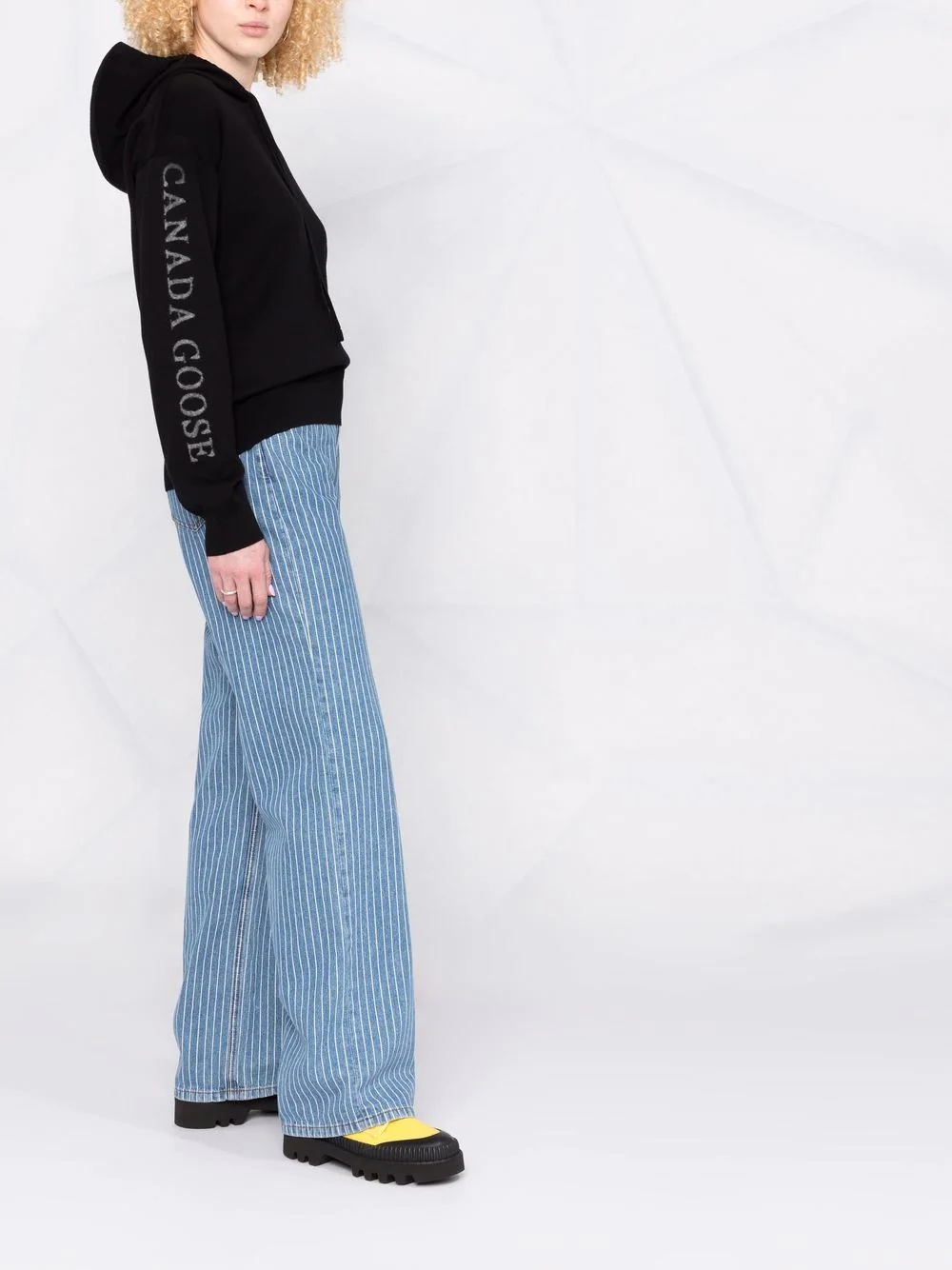 logo-knit hoodie - 4