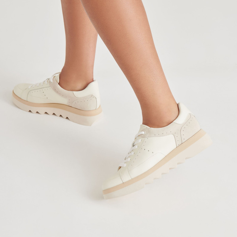 JORGIE SNEAKERS WHITE LEATHER 4