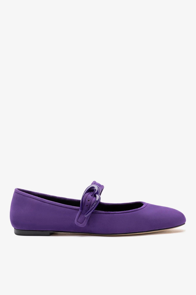 Verona Ballet Flat Eggplant Suede 1
