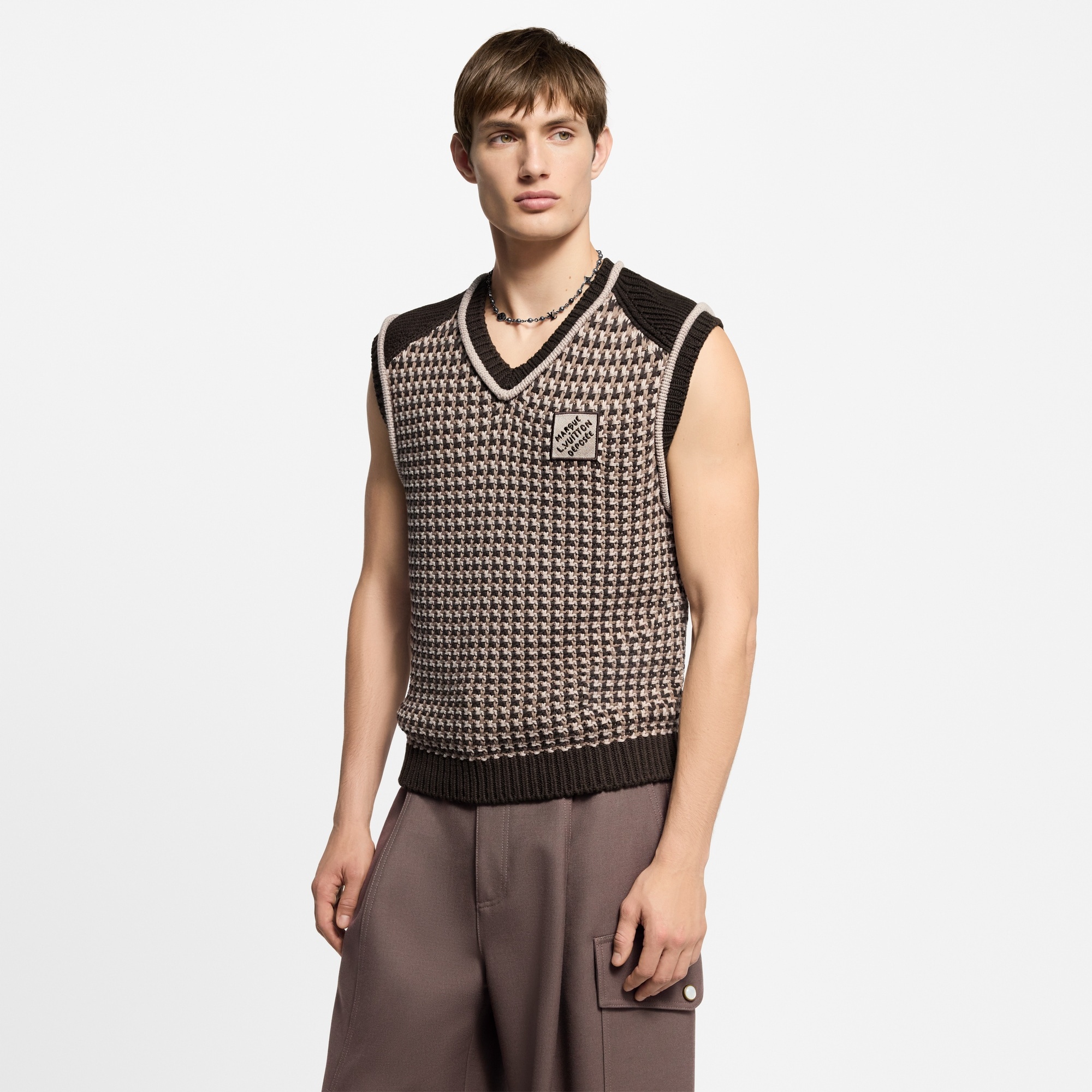 Cotton Jacquard Vest - 2
