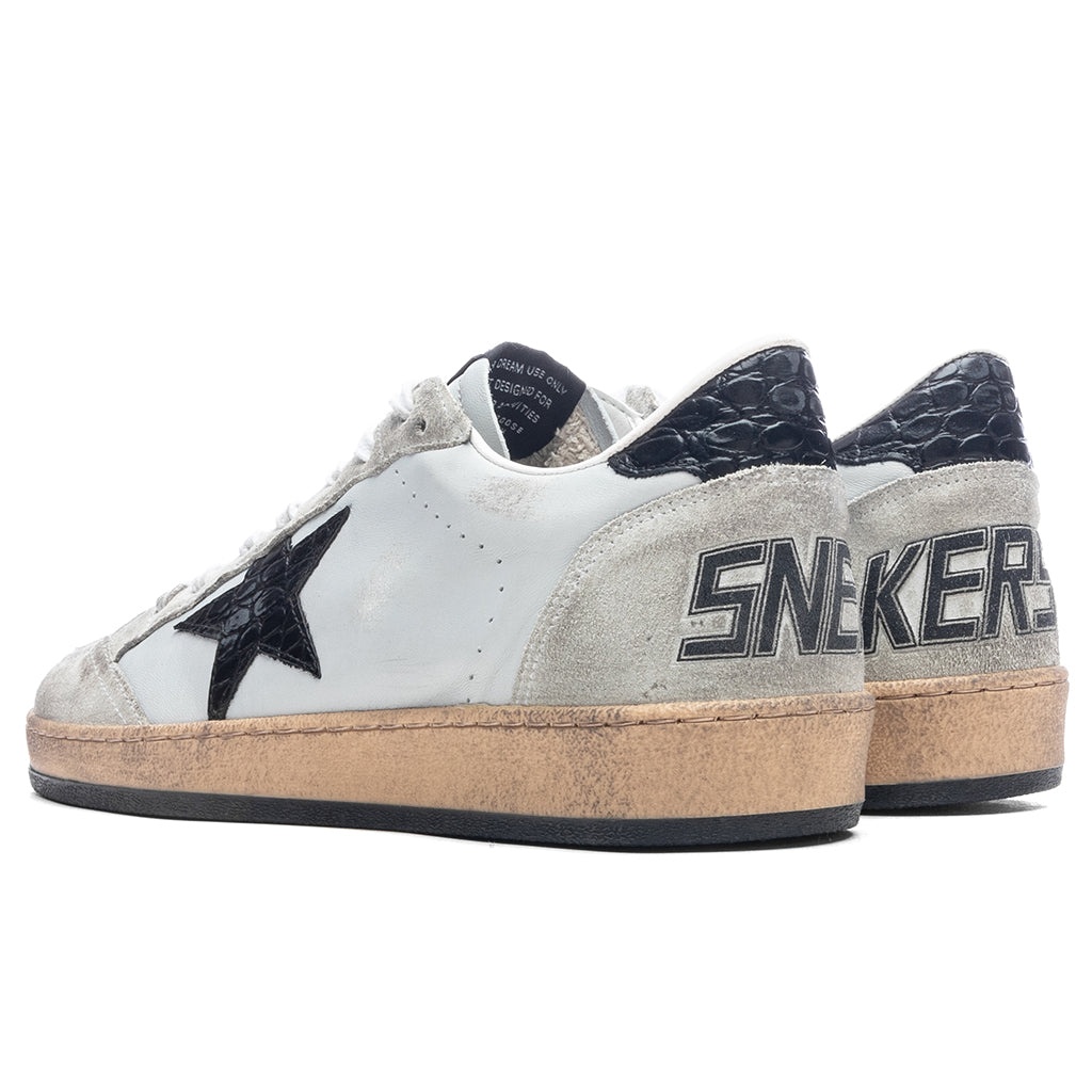 スニーカー Golden Goose Sneaker Ball Star Grey Black Golden Goose BALL-STAR - GREY/ICE/BLACK | feature | REVERSIBLE