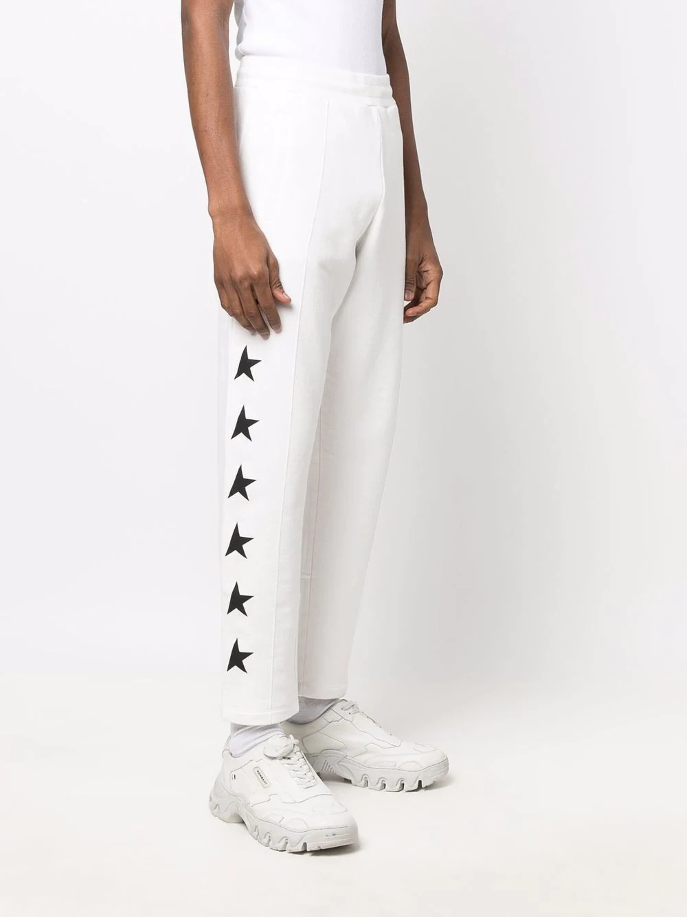 star print track pants - 3