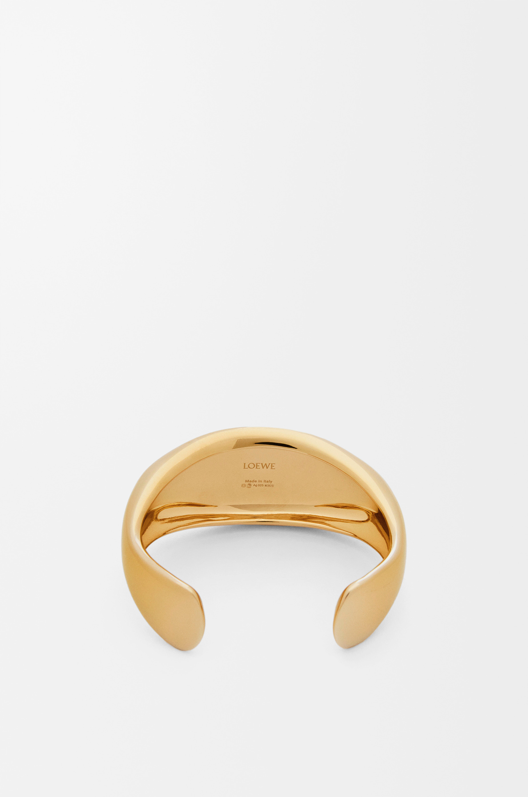 Signet cuff in sterling silver - 4