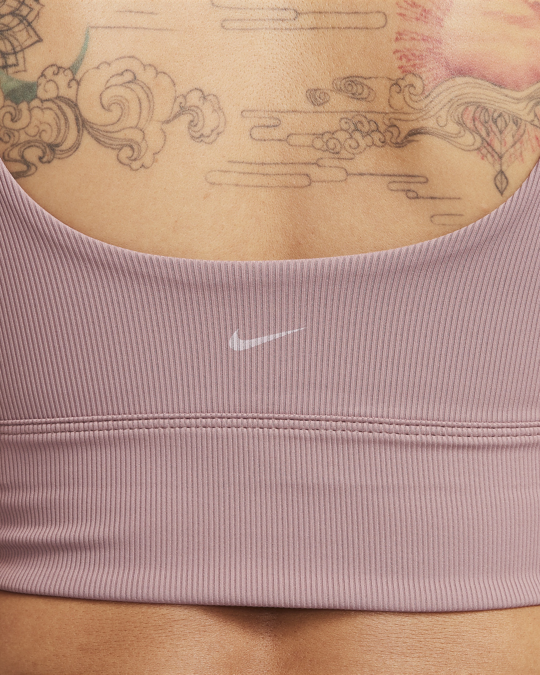 Nike Zenvy Rib Women's Light-Support Non-Padded Longline Sports Bra - 4