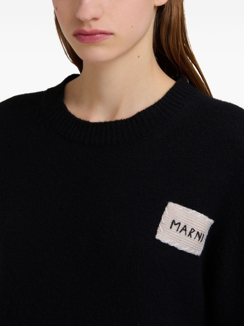 cashmere balloon-sleeve sweater - 4