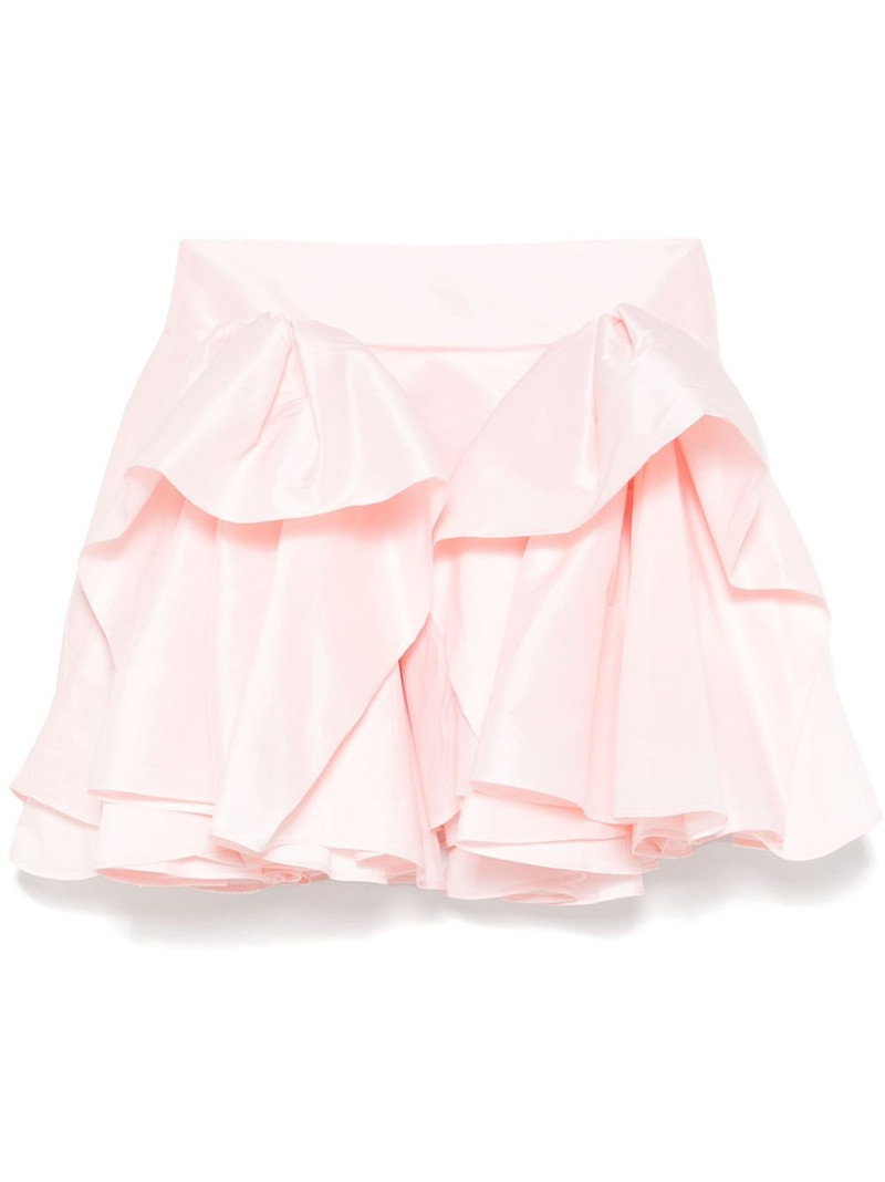 ruffled mini skirt 1