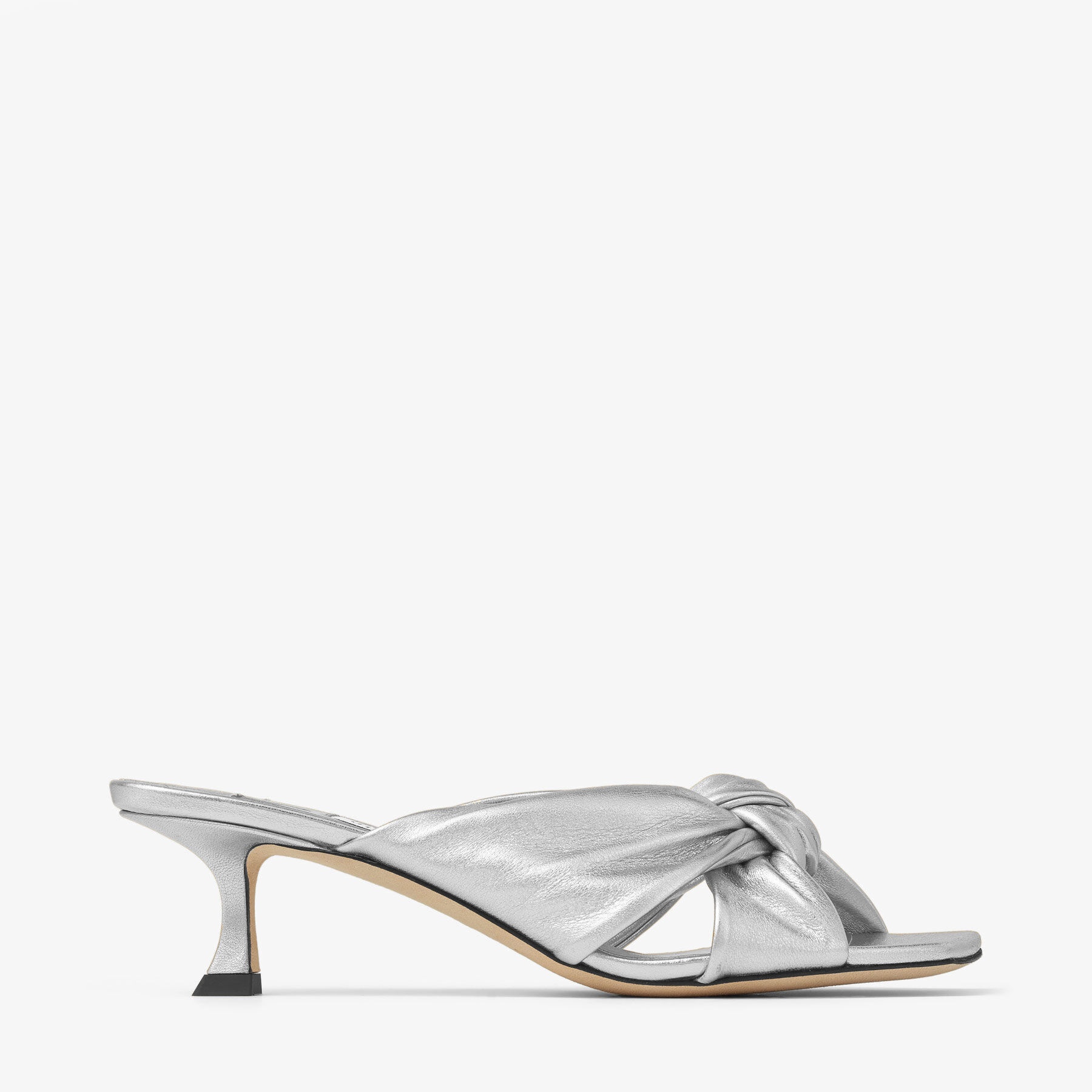 Avenue 50
Silver Metallic Nappa Mules - 1