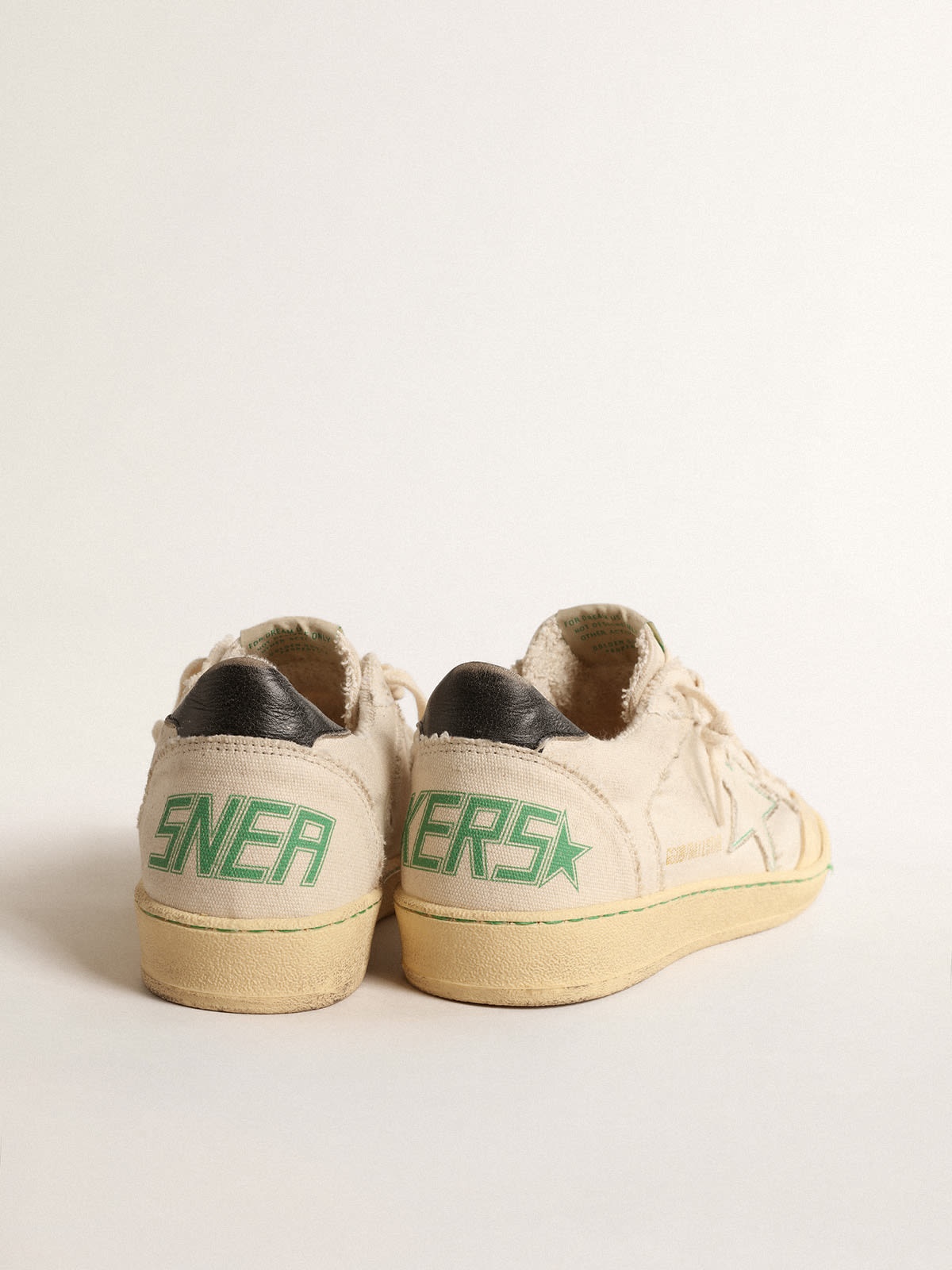 Ball Star with vanilla canvas star and leather heel tab - 5