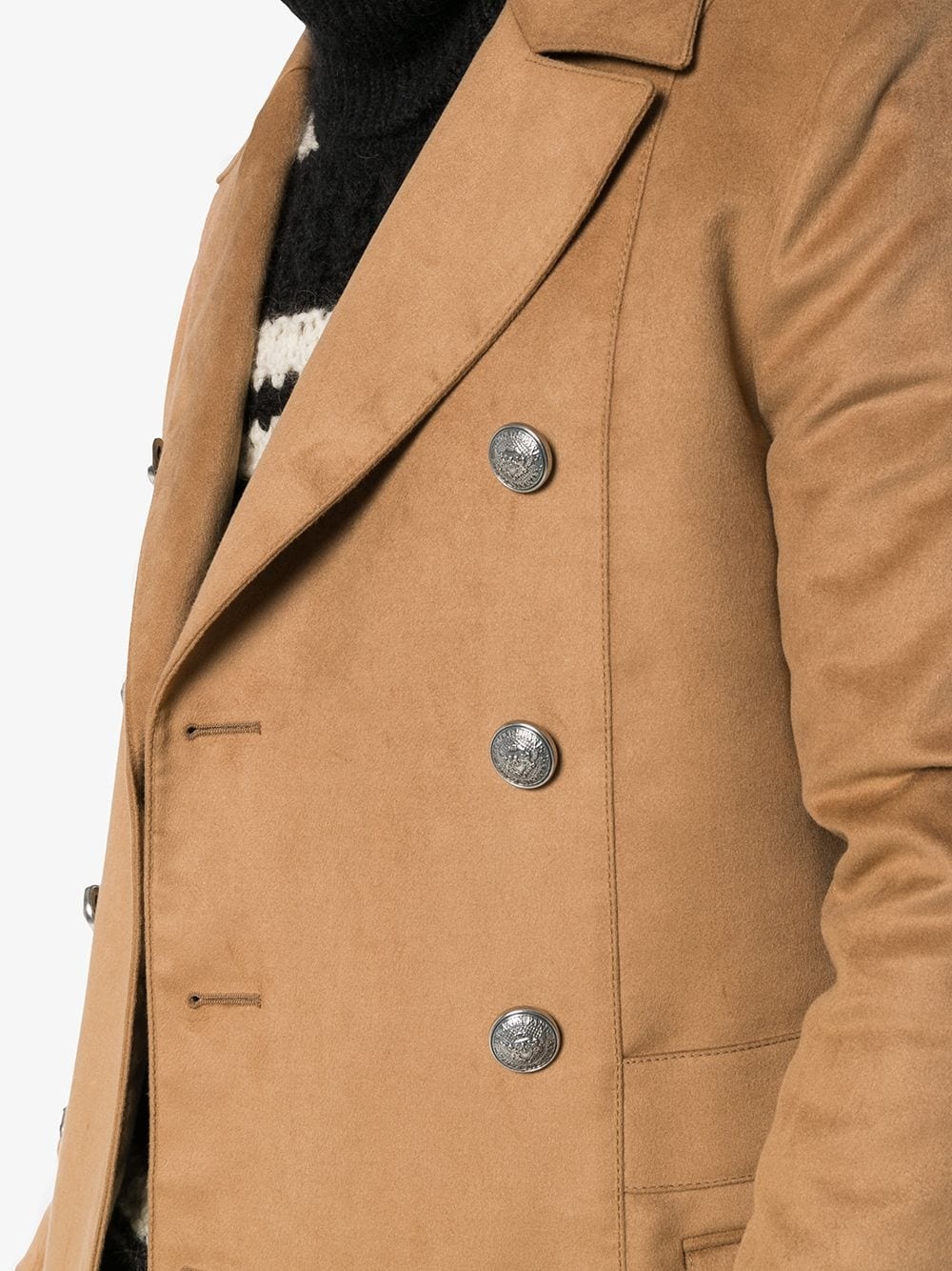 double breasted camel coat - 5