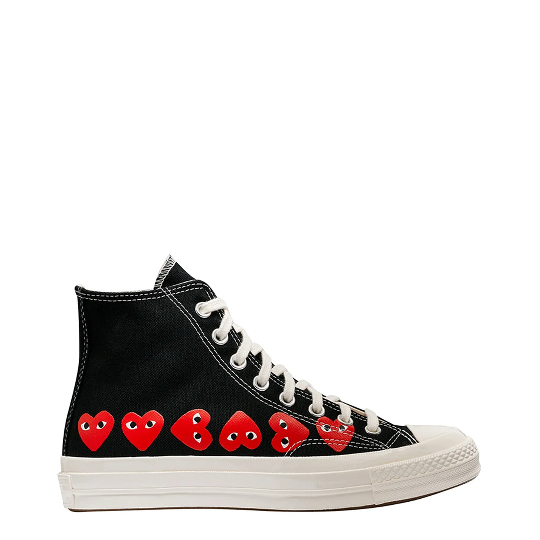 Converse Multi Red Heart High Top - 7