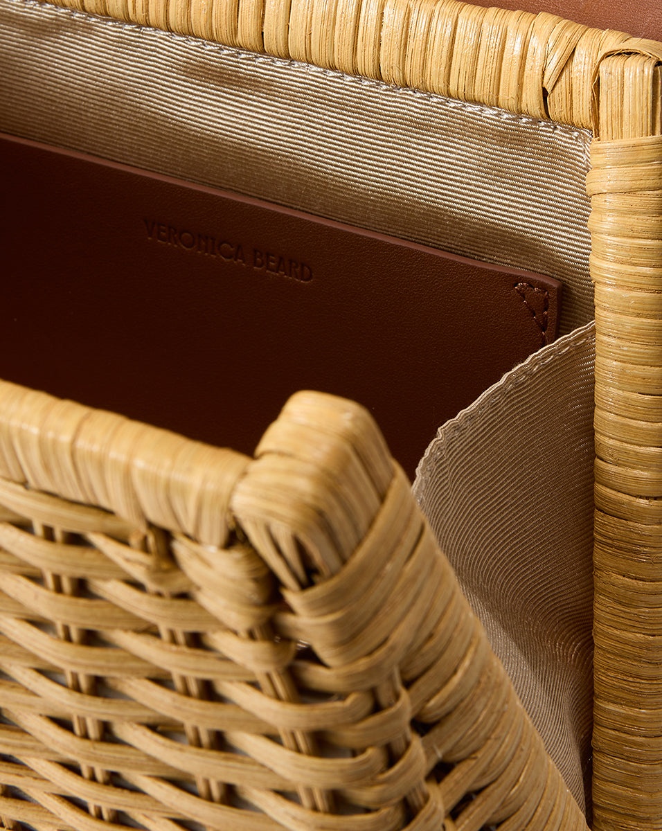 SMALL WICKER AVENUE BAG - 4