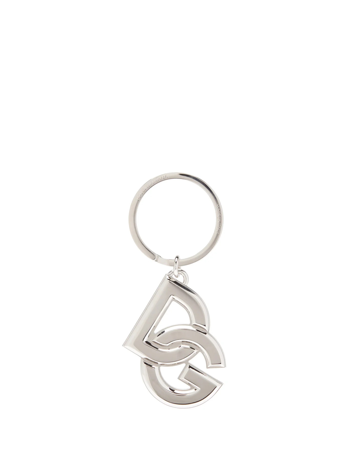 Monogram metal key ring - 1