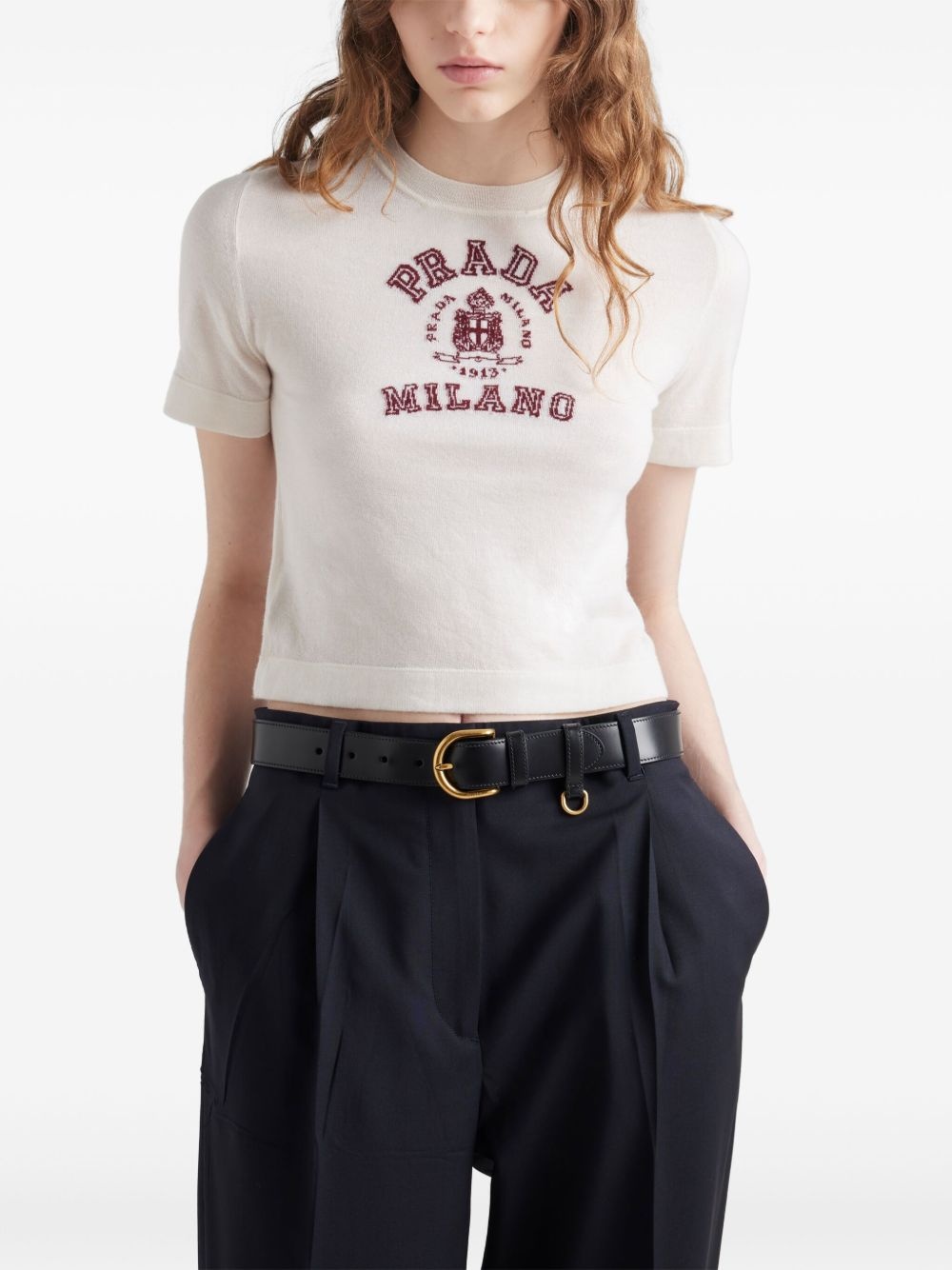 logo-intarsia top - 4