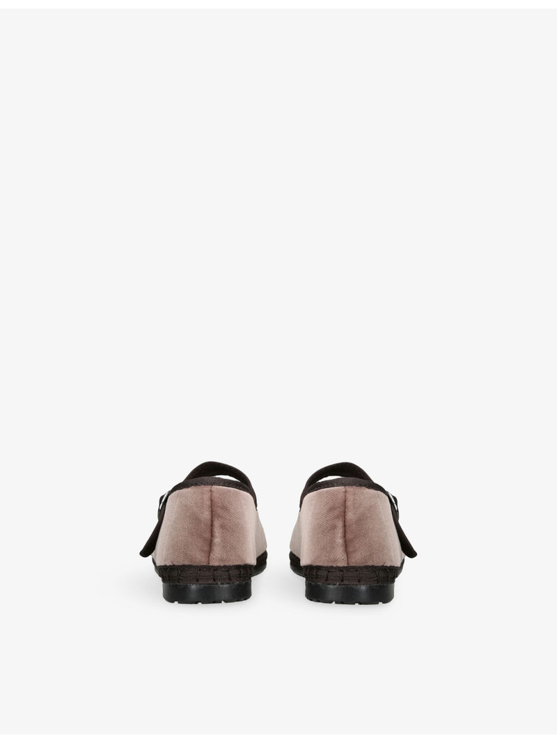 FLABELUS Pierre Velvet Ballet Flats outlook