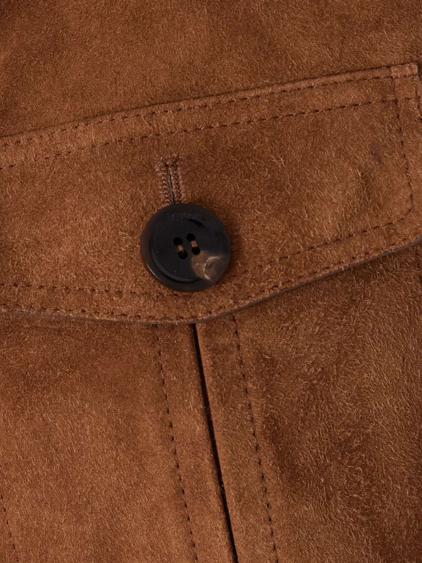 Belted suede jacket - 5