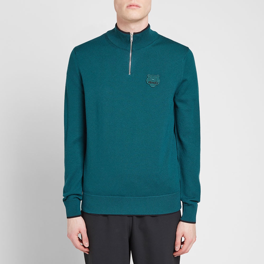 Kenzo Tiger Crest Half Zip Sweat - 3