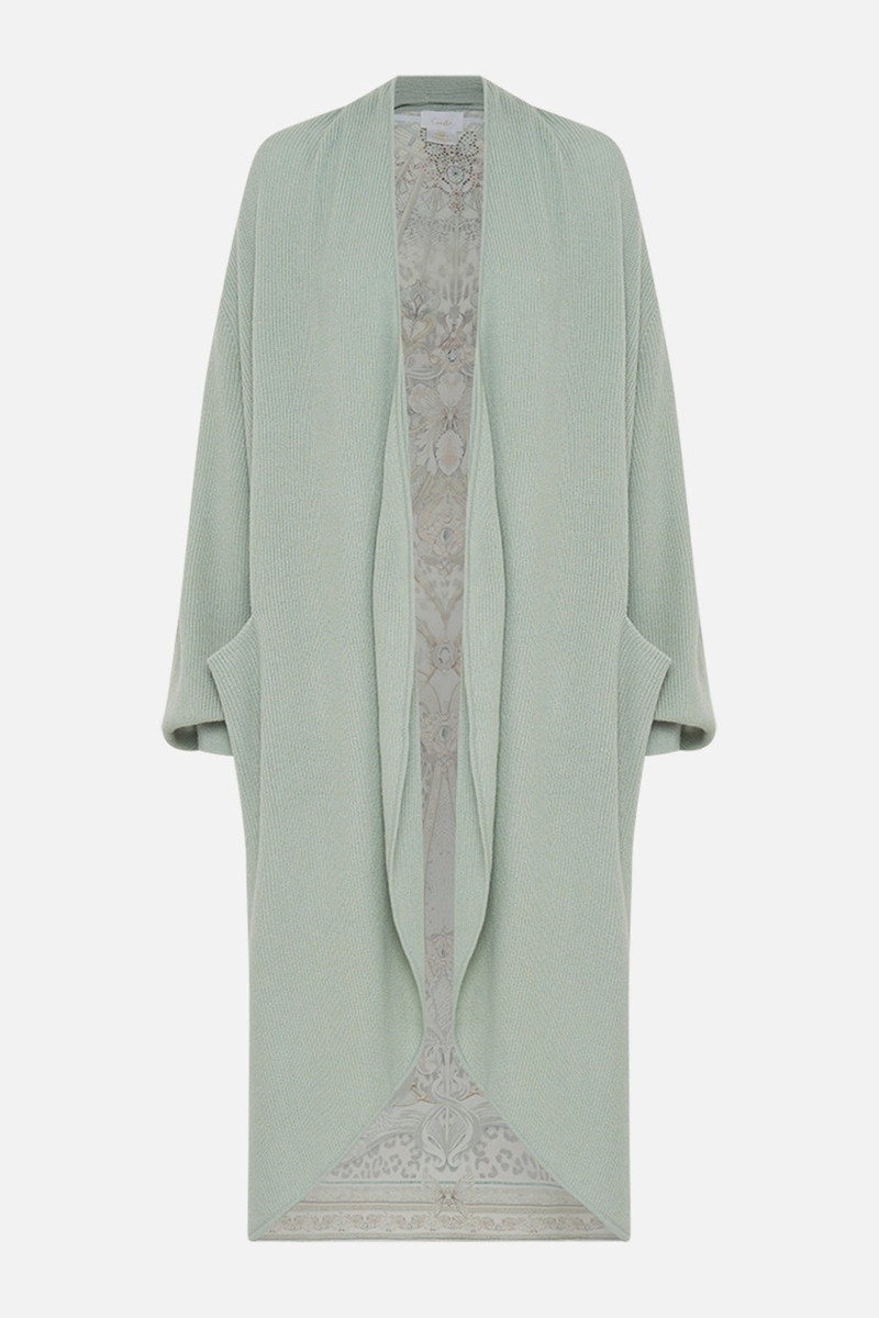 WOOL CASHMERE KNIT LAYER WITH SILK BACK 1