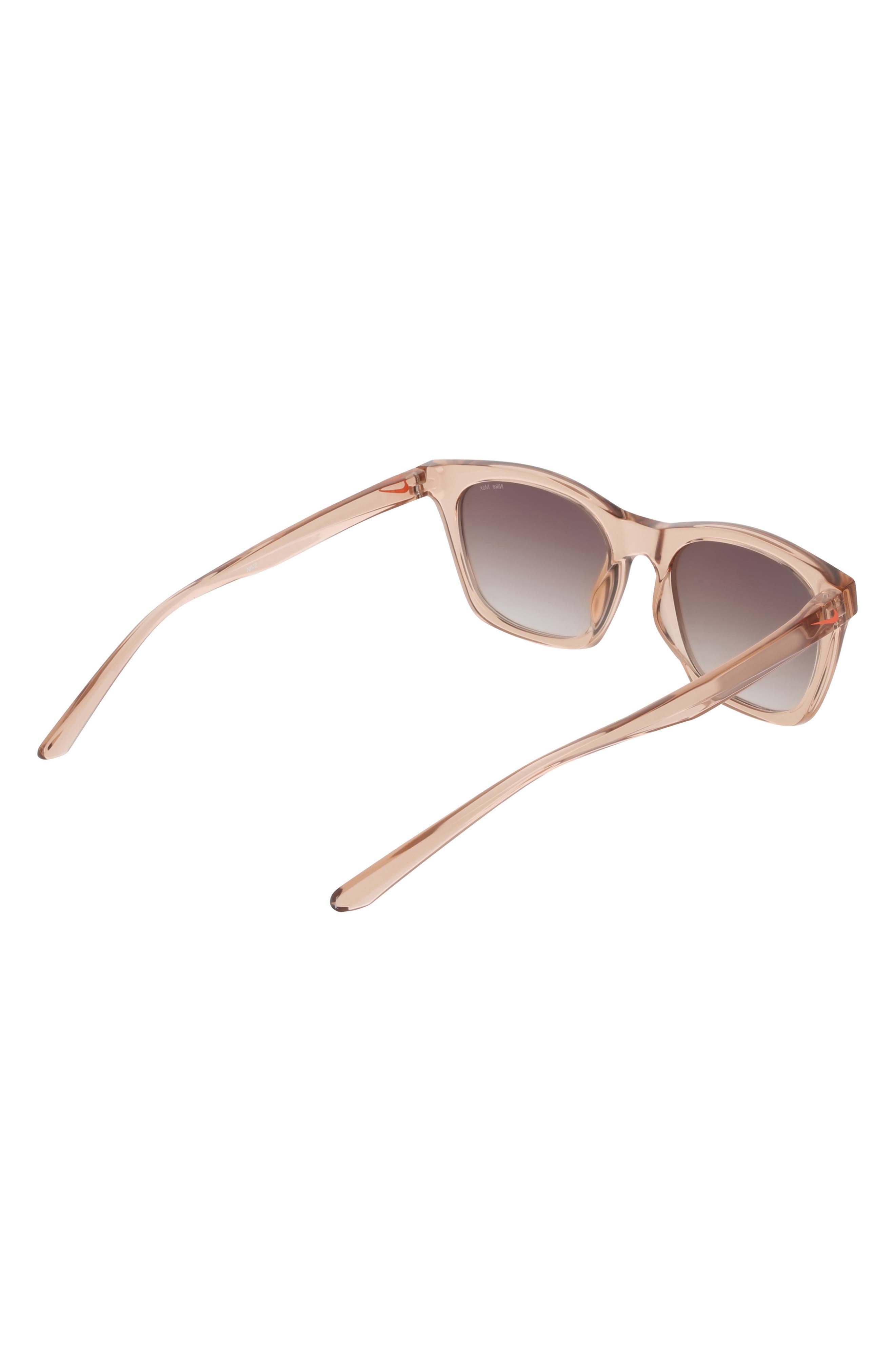 Nike Vital Flow 53mm Gradient Tea Cup Sunglasses in Washed Coral /Brown Gradient at Nordstrom - 5